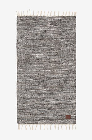 KM Home - Trasmatta Slite - Svart - Bomulls- & trasmattor - 75X180 - Från Homeroom