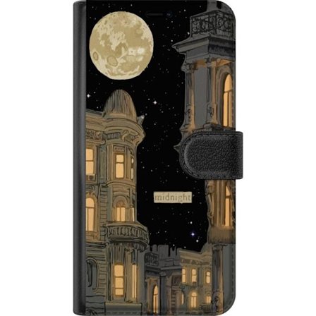 Kompatibelt Plånboksfodral till Apple Apple iPhone 17 Pro Midnatt