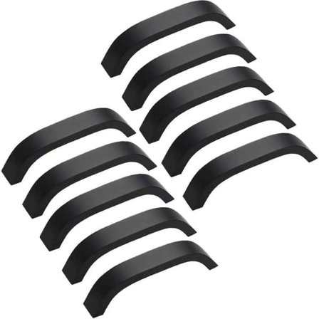 10 stk svarte skaphåndtak - Svarte kjøkkenhåndtak Skaphåndtak 96mm Kjøkken møbler Skaphåndtak