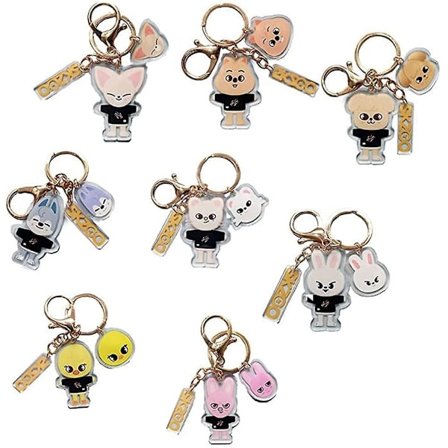 Merchandise Stray Kids Skzoo Nøkkelring Stary Kids Merch Veske Tilbehør{REN}