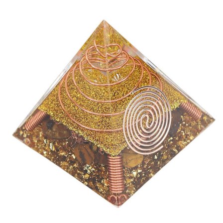 6 cm:n positiivisen energian pyramidi pöytäkoriste, energiageneraattori stressin vähentämiseen, parantavaan meditaatioon