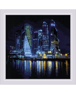 Broderikit Billede City Nat - Riolis