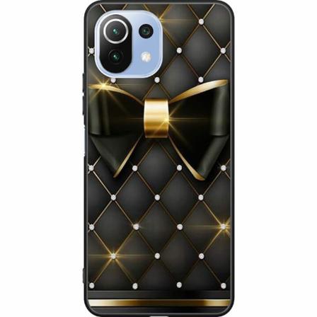 Xiaomi Mi 11 Lite Svart Skal Gyllene Rosett
