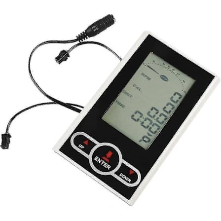 Träningscykel Hastighetsmätare Display Ersättningsmonitor Hastighetsmätare För Motionscykel, Mäter Tid, Kalorier, Total Körsträcka Som Visas