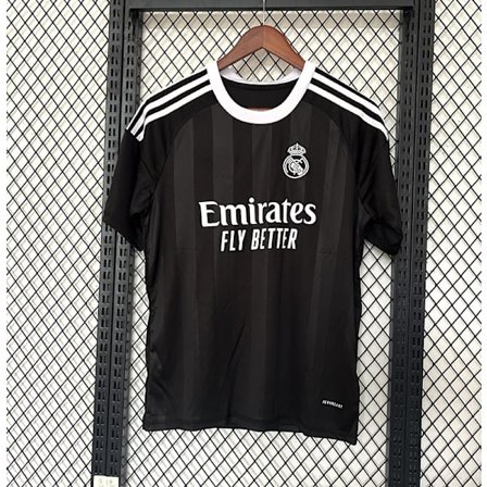 2025-2026 sæsonen Real Madrids sorte målmandstrøje, fanudgave