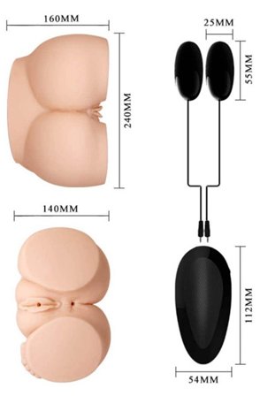 Kjøp Crazy Bull Realistic Vagina & Anal Passion Lady - Sexdokke | God pris