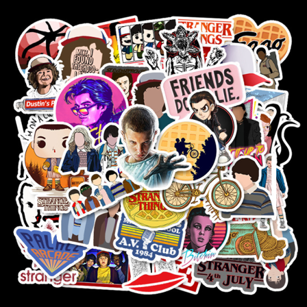50 St Stranger Things Hellfire Club Bagagedekal