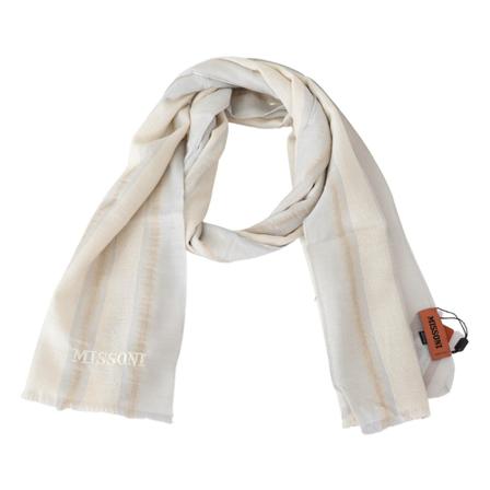 Missoni, Scarf Beige, Heren, Maat:ONE Size