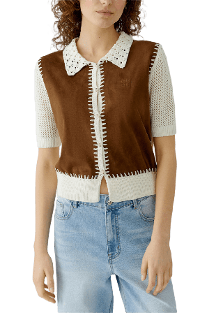 Oui Capsule Jacket Jackor Dam Flerfärgad 44