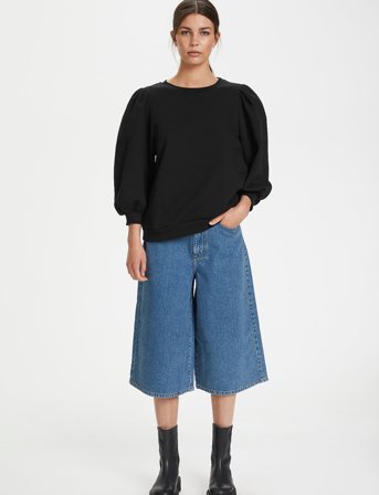 Gestuz Nankitagz Sweatshirt - Black - XS