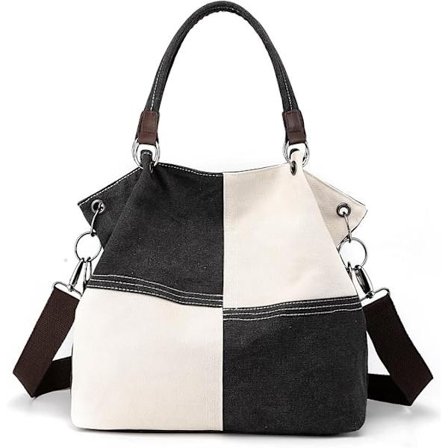 Tote Bag för Kvinnor, Stor Kapacitet Topphandtag Handväskor med Flera Fickor & Blixtlås, Lätt Dam Axelväska, Vattentät Nylon Cross Body Messenger