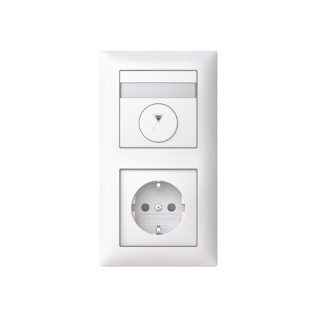 ABB Saga T210-20EUC-916 Timer-sett 2-felts, innfelt, Strømbrytere & vegguttak