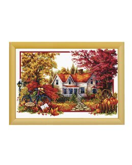 Stickpackung Bild Herbstatmosphäre