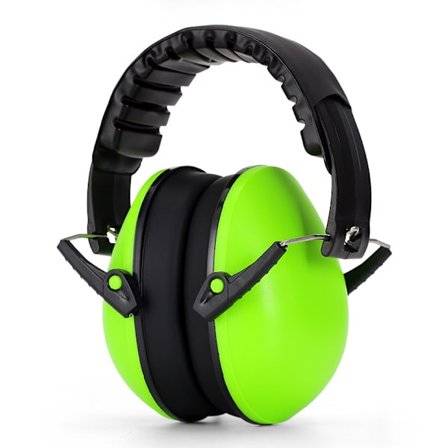 (Grön) Hörselskydd Barn - Festival Öronskydd - 27dB - 3-16 år - Öronskydd barn - Premium hörselskydd för barn