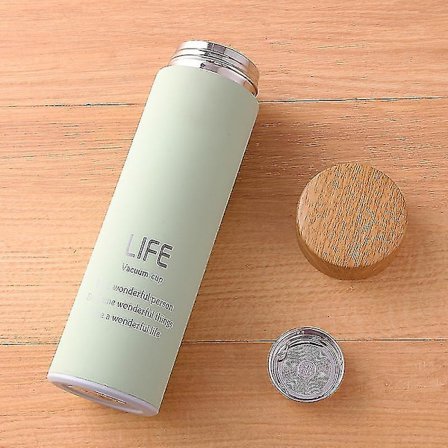 500ml Termosmugg Vakuumflaska Vattenflaska Grön