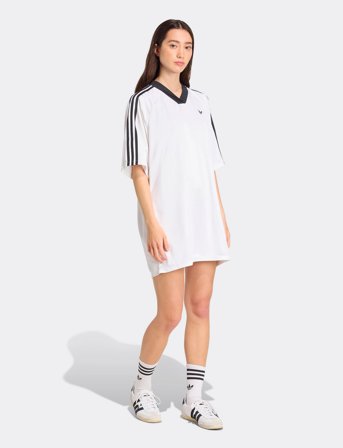 adidas Originals Jacquard Dress - White - S