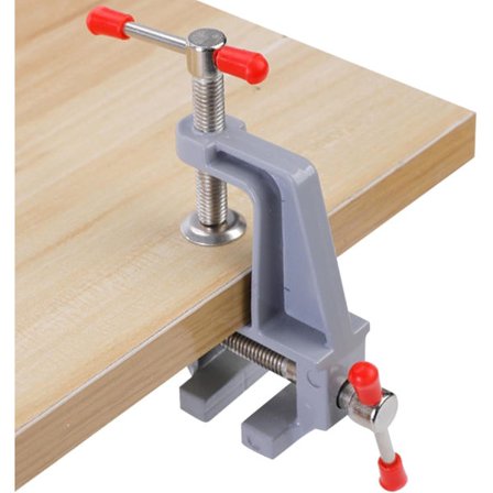 Arbejdsbænk skruestik - Multifunktionel bænk skruestik i aluminiumlegering, bærbar let skruestik klemme, bordklemme skruestik til udendørs arbejde, 