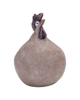 Høne Højde 9,6 cm Brun