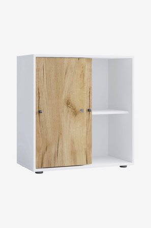 VCM - Kontorskap Lona L med skyvedører - Hvit - Skap - Fra Homeroom