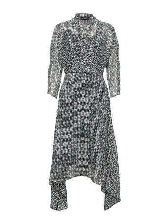 Slmista Dress Blue Soaked In Luxury