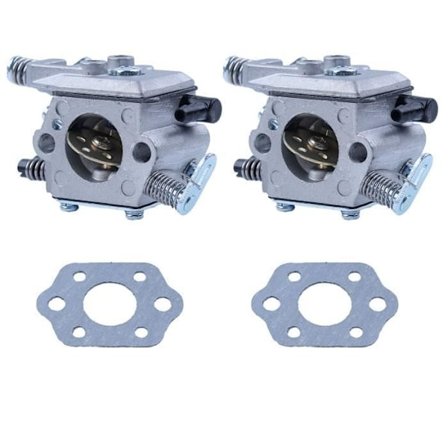 2 stk Forgasser med pakninger Kompatibel med STIHL 017 018 MS170 MS180 MS 170 180 OEM Motorsag #1130 120 0608 Carb Hg