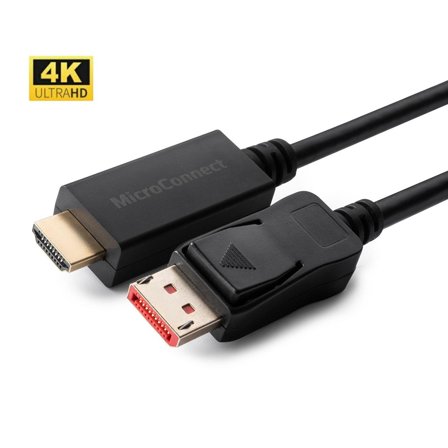 MicroConnect adapterkabel - DisplayPort / HDMI - 2 m