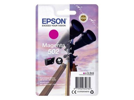Epson 502 - magenta - original - blekkpatron