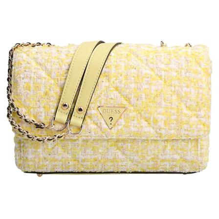 Guess Crossbody Taske Cessily Gul, Dame Skuldertasker, Størrelse: ONE Size
