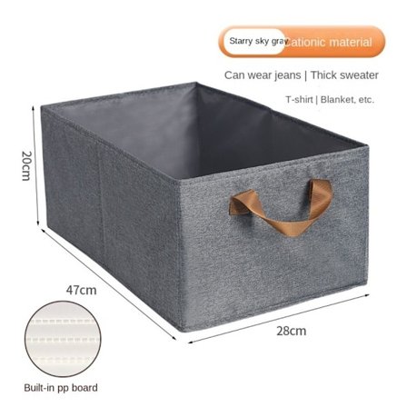 Tøj Opbevaringsboks Undertøj Opbevaringsskuffe GRÅ
