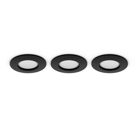 Philips Hue Wca 929003712202 Downlight 3-pack Svart, Belysning