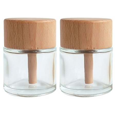 2 Stk Tom Glass Diffuser Flaske Diffuser Flasker Vase Aroma