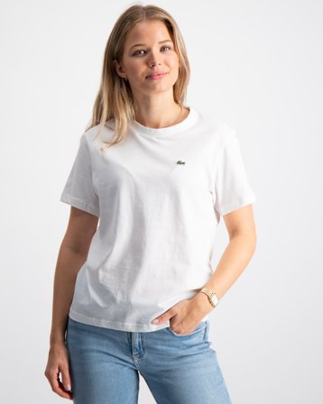 Lacoste TEE-SHIRT Wit T-shirts Meisjes - Kids Brand Store