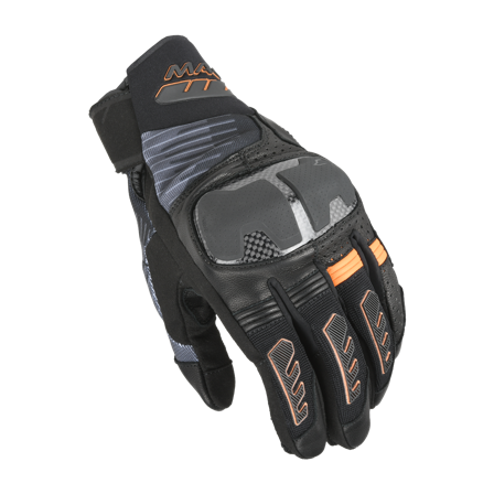 Gants Moto Macna Rime 2.0 Noir/Orange L
