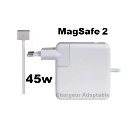 Erstatningsoplader strømforsyning til Macbook A1405 A1330 A1370 Magsafe 2 45W. KM ENERGY
