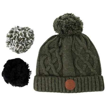 Cabaïa - Verde pom Beanie - Appletini Khaki Pom @ Hatstore