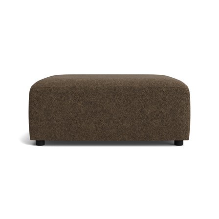 Como Puf - Anthology Brun, Fodskammel/Ekstra Sæde - 102x92x42cm - Håndlavet i Europa - Ideel til Como Sofa Serien - Stilfuldt Stand-Alone Element