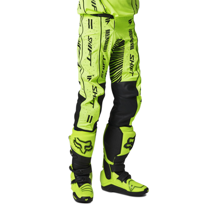 Pantaloni Cross Shift Blue Label Cuda Verde Fluo 28