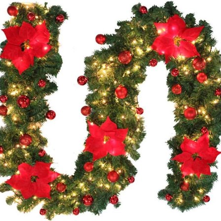 270 cm julgirlang ljusslinga batteridriven julgirlang KLB