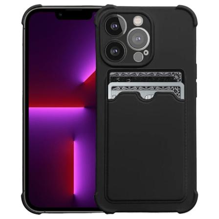 Iphone 13 Pro Max Skal Med Korthållare - Svart Svart