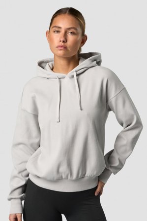 ICANIWILL - Recharge Hoodie Wmn Light Grey - Dame - ICIW