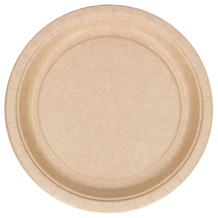 Paptallerkener Nature 25-pak