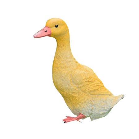 Ank Resin Trädgårdsstaty Supersöt Skulptur Utomhus Gårdsdekoration Damm Gräsmatta Ornament