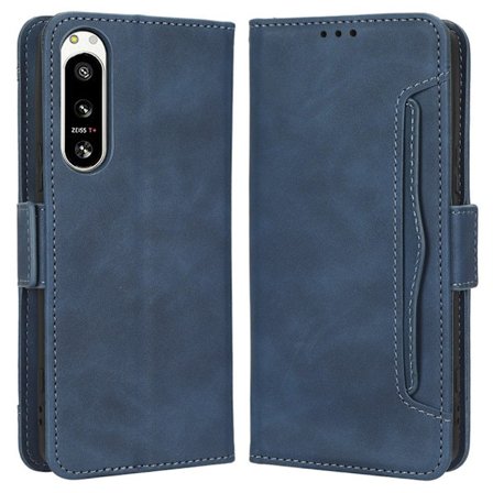 Moderni Nahkalaukku For Sony Xperia 5 Iv - Sininen