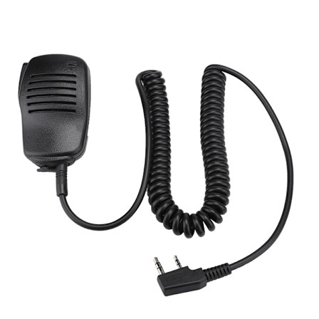 Profesjonell vanntett stor PTT-knapp 2-piners høyttalermikrofon for tunge forhold