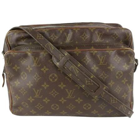 Louis Vuitton Vintage, Pre-owned Canvas louis-vuitton-bags Bruin, Dames, Maat:ONE Size