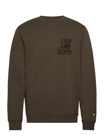 Ripple Logo Crewneck Lyle & Scott Khaki