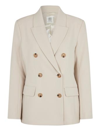 Evie Fitted Blazer Second Female Beige