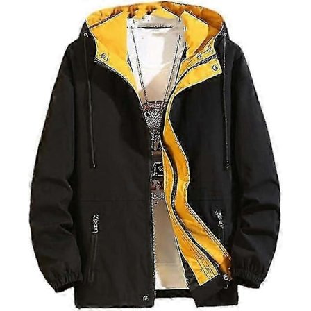 Bomberjakke til mænd i store størrelser, alsidig afslappet overfrakke til forår og efterår