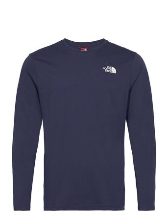 M L/S Easy Tee - Eu T-shirts Long-sleeved Marineblå The North Face*Betinget Tilbud