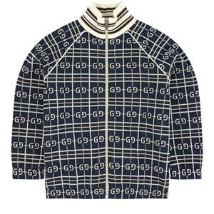 Kids - Gucci Zip knit cardigan 4 years - Jumpers and knitwear - 4 years - Blue - Junge